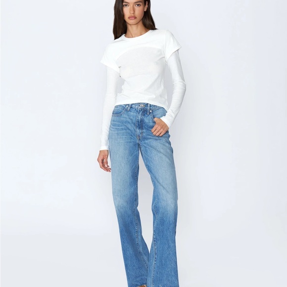 SLVRLAKE Grace Jeans Great Romance Wash Wide Leg High Rise Cotton size 26 - Picture 13 of 16